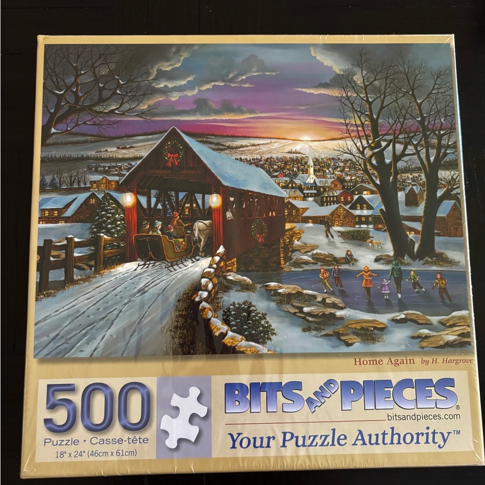 500-Piece Winter Scene Jigsaw Puzzle